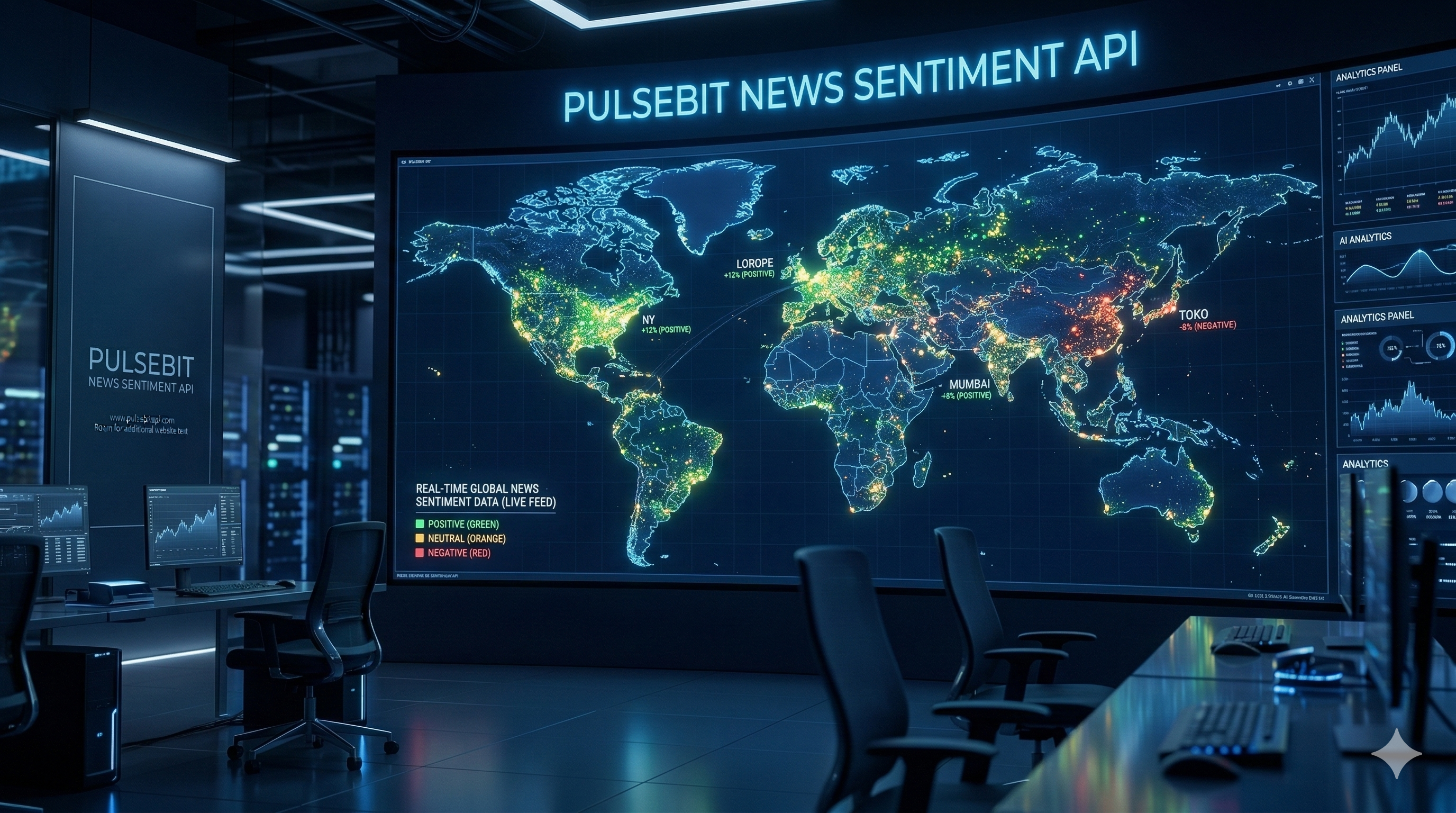 Pulsebit News Sentiment API
